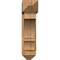 Ekena Millwork Balboa Arts and Crafts Rough Sawn Bracket w/ Offset Brace, Western Red Cedar, 8"W x 28"D x 32"H BKT0806X28X32BOA03RWR - alternate 4